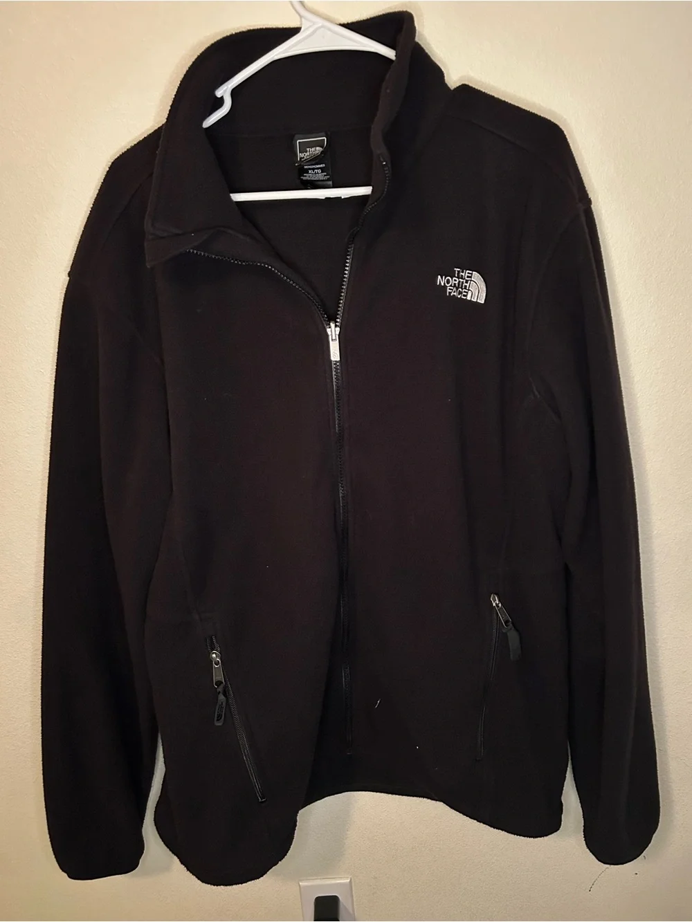 The North Face Black Zip-Up Fleece Jacket